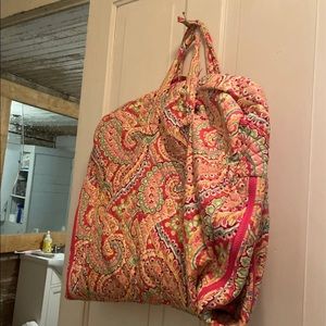 Vera Bradley Large Garment Tote Pink Capri Melon Print